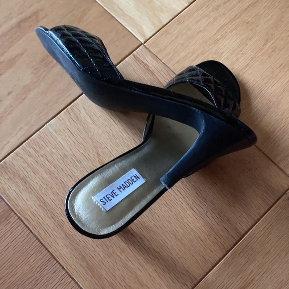 Steve Madden High-heeled Open Toe Slippers - Picture 5 of 8